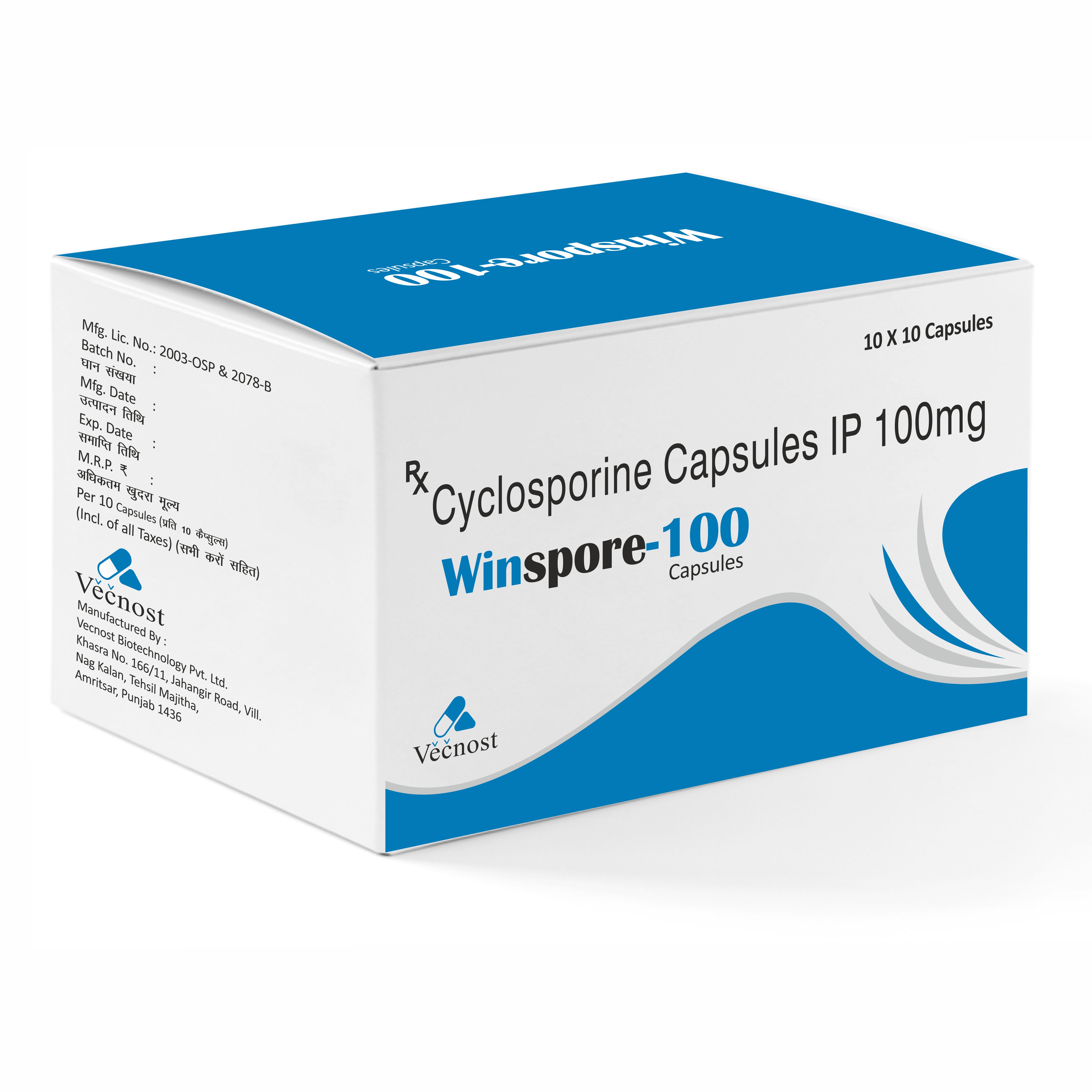 WINSPORE-100 Cap.